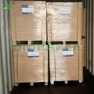 300 gm Papel Kraft Castanho Greaseproof revestido de PE de dois lados