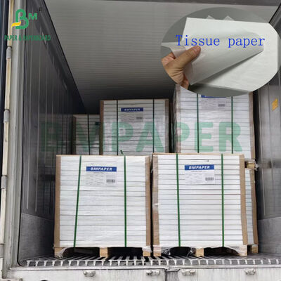 14 gm 17 gm Papel de tecido semitransparente para embalagem de alta qualidade 70 x 100 cm