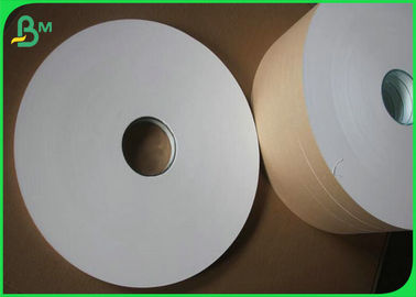 Papel liso de Gms do grama 120 do revestimento 60, rolo branco biodegradável do papel do ofício