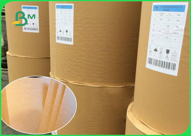 Papel de embalagem de envolvimento de alimento Brown de 50GSM 60GSM MG para petiscos 70cm 90cm