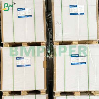 Rolos de papel kraft branco com revestimento de PE de 80gsm, seguros para alimentos, para sacos de salgadinhos
