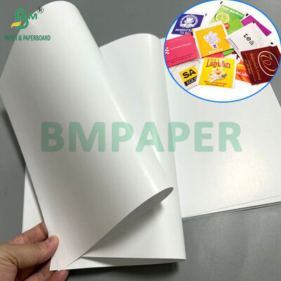 Papel para sachês de saquinho de chá C1S de 80g para impressão de envelopes externos de saquinhos de chá 86cm