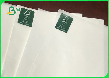 FDA Eco - papel de embalagem De saco branco sem revestimento amigável para os sacos 30gsm 35gsm 42gsm