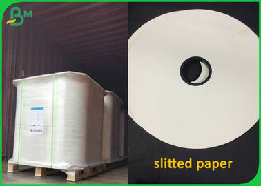 rolo de papel Slitted descartável de 60g 15mm para palhas de papel imprimíveis seguras do alimento