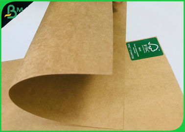 FDA certificou o rolo do papel do recipiente de alimento da placa 250gsm 300gsm do papel de embalagem de Brown