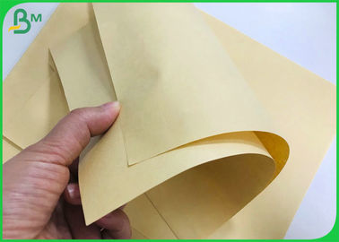 Papel fino Unbleached de bambu ecológico da fibra 50G 80G Kraft para o saco de papel