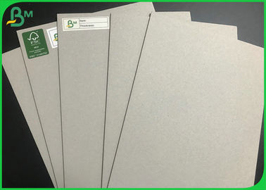 Cartão alto reciclado 1.2mm 1.5mm Greyboard da espessura da fibra da polpa para montado