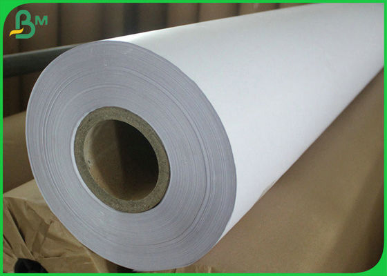 Rolo branco brilhante 20lb do papel de ligação do Inkjet 36 polegadas de x 150ft 3 polegadas de núcleo