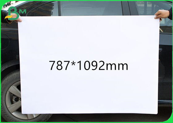 787*1092mm 140gsm 160gsm Woodfree branco super deslocou o papel imprimindo bond