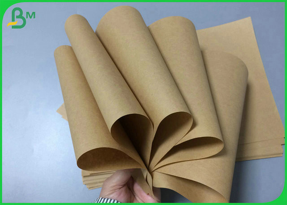 papel de embalagem Foodgrade de 1000mm 1100mm 60GSM 70GSM Brown para sacos de papel