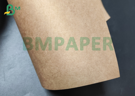 papel de embalagem ultra resistente Brown dos sacos do cimento 85gsm Matte Surface Unglazed