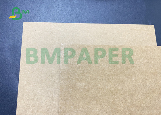 papel de embalagem de Brown do revestimento do PE do produto comestível de 250g 300g para a caixa das batatas fritas