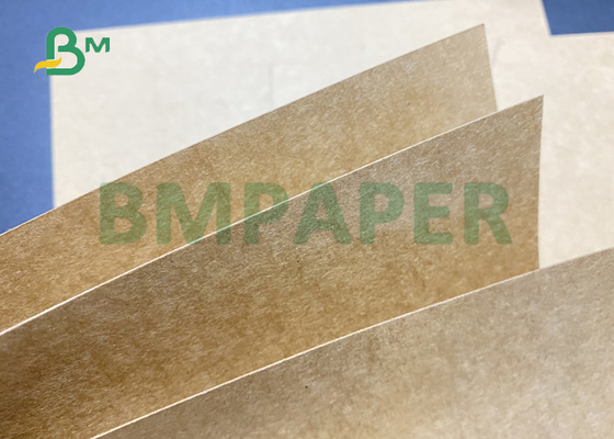 papel de embalagem de Brown do revestimento do PE do produto comestível de 250g 300g para a caixa das batatas fritas