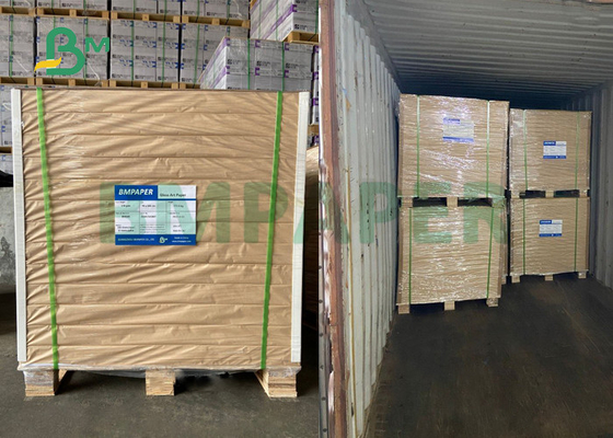 O óleo impermeabiliza 90gsm 450gsm Kraft revestido PE Linerboard para a caixa do Hamburger