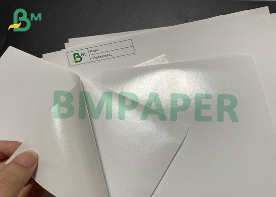 prova lustrosa branca super de papel da água da etiqueta 80gsm autoadesiva