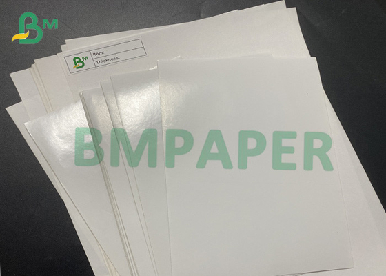 prova lustrosa branca super de papel da água da etiqueta 80gsm autoadesiva