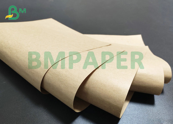 Papel de embalagem pequeno 50mm de 40gsm 50gsm BKP Brown 68mm largamente para empacotar