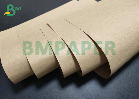 Papel de embalagem pequeno 50mm de 40gsm 50gsm BKP Brown 68mm largamente para empacotar