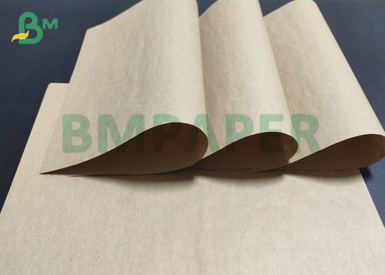 Papel de embalagem pequeno 50mm de 40gsm 50gsm BKP Brown 68mm largamente para empacotar