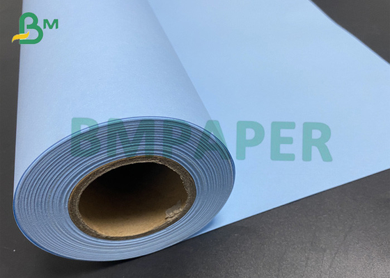 papel de cópia azul 620mm da engenharia do lado dobro do papel de plotador 80g x comprimento de 50 150m