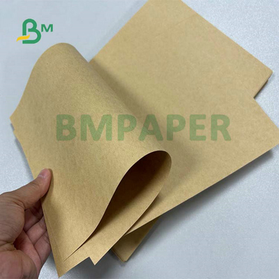 Largura da bobina 400mmmm rolo de papel Kraft não branqueado seguro para alimentos para embalagem de alimentos