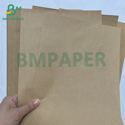 Alta resistência Boa extensão 70 90 GSM Papel Kraft Castanho Resistência à explosão
