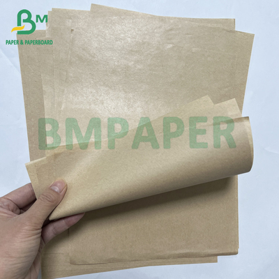 30 - 70 GSM Segurança reciclável Papel Kraft MG Castanho Brilhante