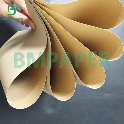 70gm 120gm Amizade com o ambiente Grade alimentar Bolsas de papel Kraft Castanho