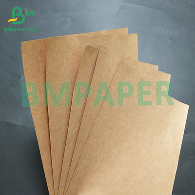 70gm 120gm Amizade com o ambiente Grade alimentar Bolsas de papel Kraft Castanho