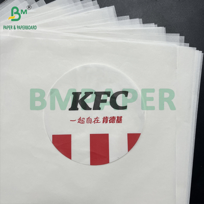 38 gm 50 gm Papel Kraft Branco Impotente a Grease para Forros de Cestas Kit 5 Kit 7