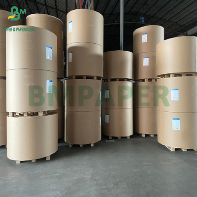 270 gr 300 gr Papel em espiral artesanal de formato largo não branqueado para sacos de compras 85cm 120cm