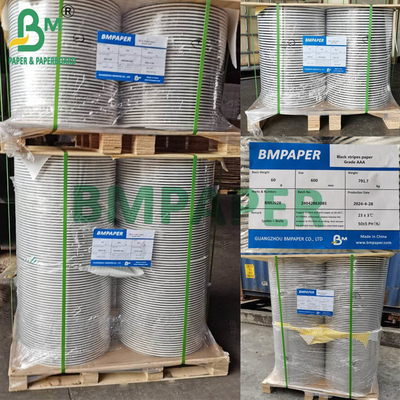 Papel de palha de 60 gramas de qualidade alimentar Ligas personalizadas Cores Papel exterior 600mm 620mm Rolo Largo 76mm Núcleo