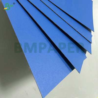 640 x 900 mm 1 mm 2 mm Cartão de cartão azul reciclado Grão para carteiras de papel
