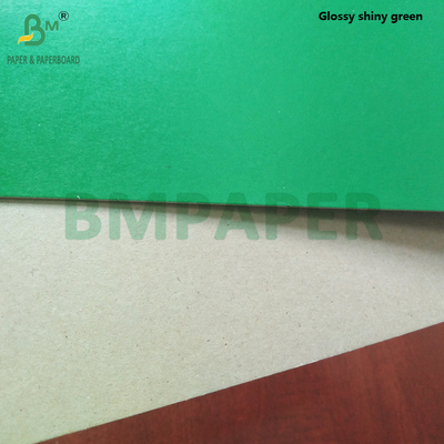 Boa planície Folders Cover Cartão laminado Verde Azul Cores de volta cinza