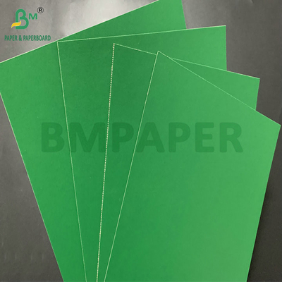 1.1mm 1.2mm Verde revestido Lacado Rigidez Papelão de Grão de volta Cartão duro