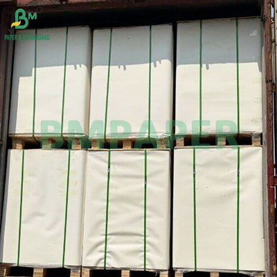 80gm 100% de madeira virgem de celulose boa impressão C1S papel de arte para sacos de papel