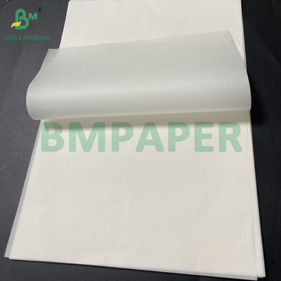 Embalagem para sanduíches com 40 g de alimentos brancos em folhas de papel à prova de gordura 400 mm x 660 mm