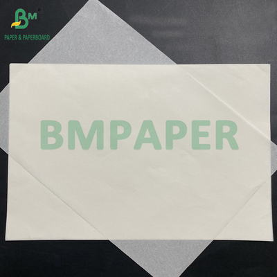 Embalagem para sanduíches com 40 g de alimentos brancos em folhas de papel à prova de gordura 400 mm x 660 mm