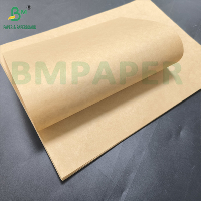 Saco de papel de alta resistência Papel simples Marrom 70gm 80gm Kraft semi-extensivel