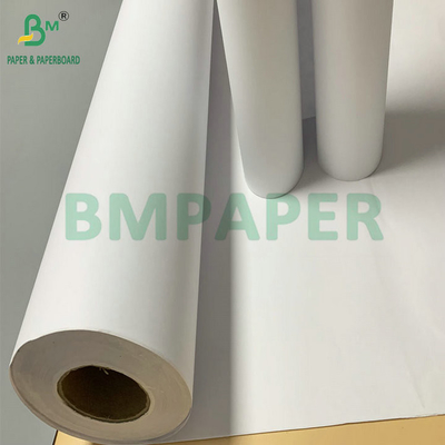 92 Brilhante 20lb CAD Plotter Papel Roll Cartão embalagem 36' X 300ft 2' Núcleo