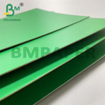 1.2mm 1.5mm Cor Verde Laminado Gray Back Board Para caixa de jóias