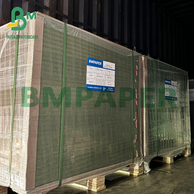 1.2mm 1.5mm Cor Verde Laminado Gray Back Board Para caixa de jóias