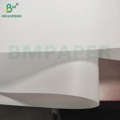 Rolo de papel de pergamino branco altamente transparente 50 g - 130 g
