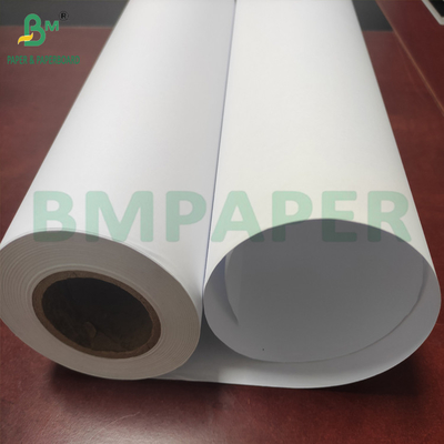 Papel de impressão a jato de tinta a cores 150 gr Papel branco revestido de um lado 914 mm x 30 m Rolo