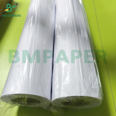 Papel de impressão a jato de tinta a cores 150 gr Papel branco revestido de um lado 914 mm x 30 m Rolo