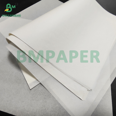 35gm 38gm Embalagem de alimentos Papel branco à prova de gordura para Sandwich Kit 7 635mm