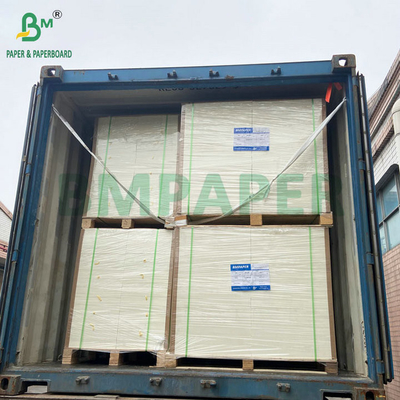 Papel de resistência ao molho branco brilhante de 65 gm para fabricação de rótulos de garrafas de cerveja 65 x 95 cm
