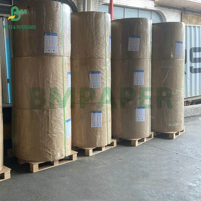 Papel de resistência ao molho branco brilhante de 65 gm para fabricação de rótulos de garrafas de cerveja 65 x 95 cm