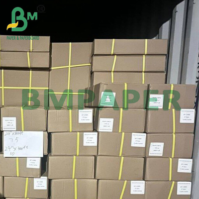 Papel de empréstimo de plotter branco brilhante para impressão CAD 36 "x 150ft 20LB em 2" Core