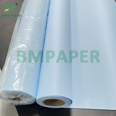 Impressão de imagem clara 20lb de papel gráfico CAD premium de cor azul A0 A1